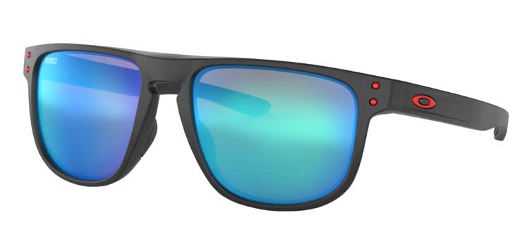 Oakley Holbrook Round™ Matte Black Prizm Sapphire Factory Pilots 